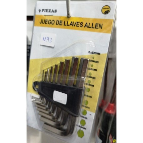 Juego de Llaves Allen mm